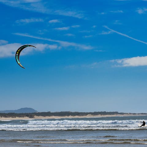 Spend the day windsurfing at Viana do Castelo, a short drive away