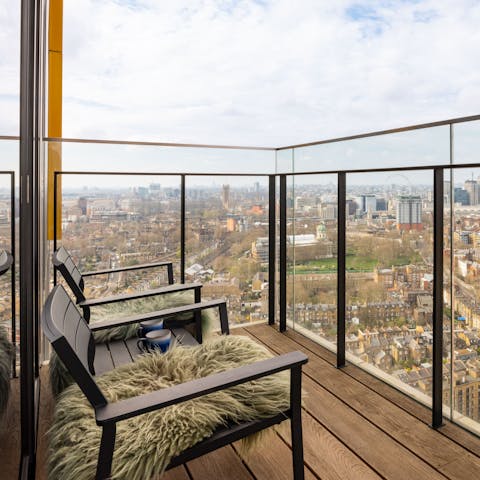 Have your breakfast on the balcony