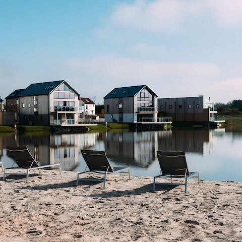 Enjoy the magic of lakeside living from the heart of this West Dorset estate