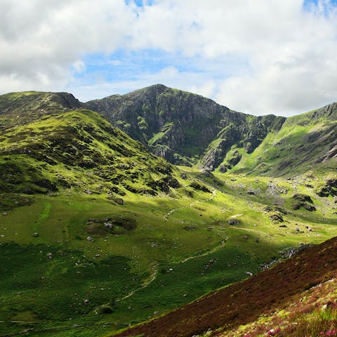 Make the most of your location in a valley overlooking Cader Idris