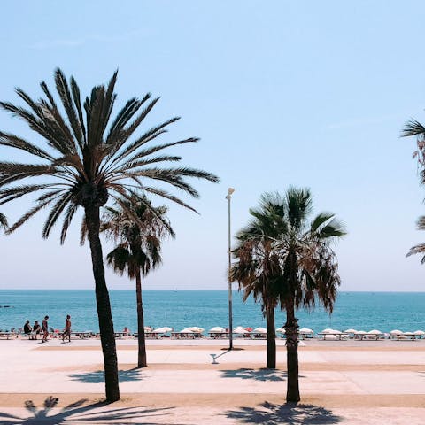 Stroll, run, cycle and watch the sunset from Barcelona's expansive promenade