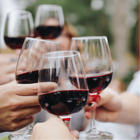 Enjoy wine tasting at vineyards – reachable in twenty-one minutes by car