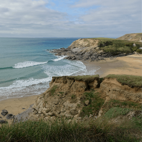 Head to Cornwall's beaches, Polperro Beach and East Looe Beach are a ten-minute drive