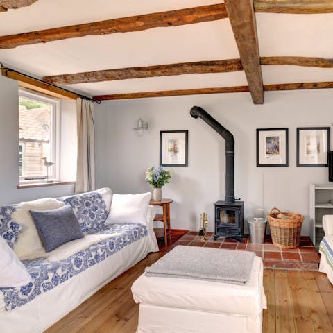 Make it a cosy evening in front of the wood burning stove