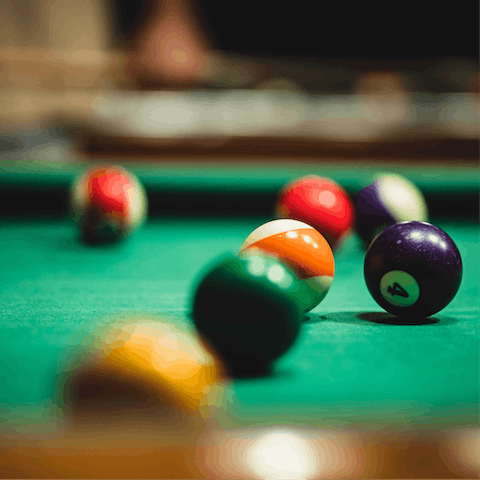 Bond with the family over a game of billiards