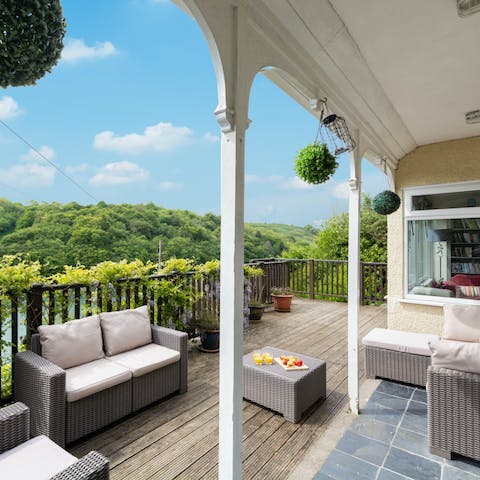 Take in the sublime views from the privacy of your own luxe balcony