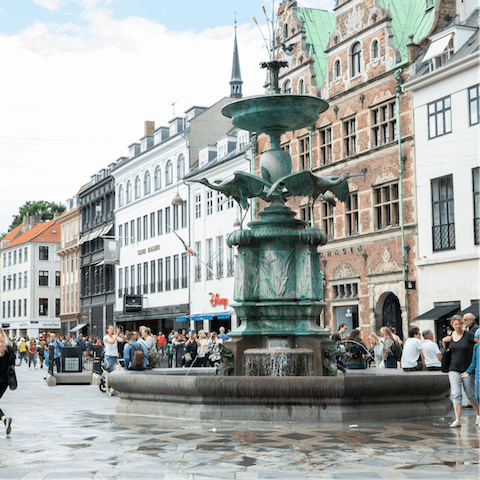 Break up sightseeing with a shopping spree – Strøget is on your doorstep
