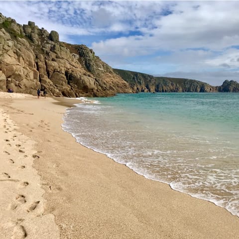 Explore the magical Cornish coastline, home to hidden bays and wide sandy beaches