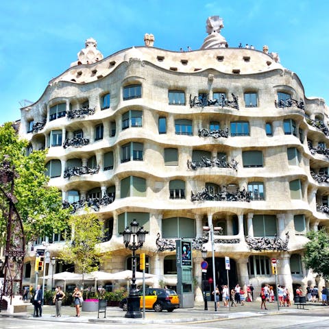 Make the short stroll to Passeig de Gràcia to admire the architecture