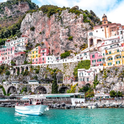 Explore the spectacular Amalfi coast with a boat trip