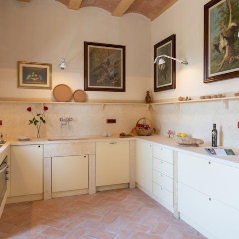 Try your hand at the delicious simplicity of Tuscan food, using local ingredients