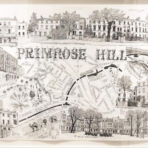 The beautiful area of Primrose Hill