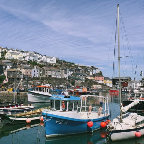 Take a twenty-minute drive to the cute town of St Austell