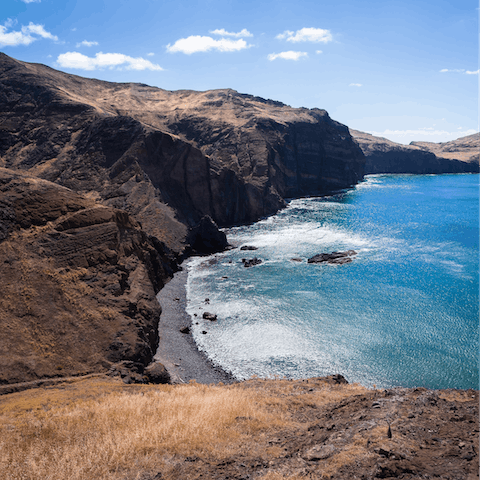 Hire a car and explore the island's secret coves