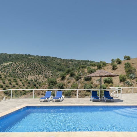Have a dip in the private pool when the Andalusian sun is at its hottest