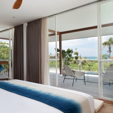 Experience your own private oasis whilst gazing at the views from the balcony 