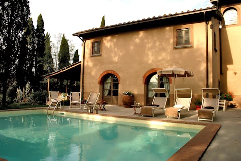 Look forward to lounging by the private pool or cooling off with a quick dip