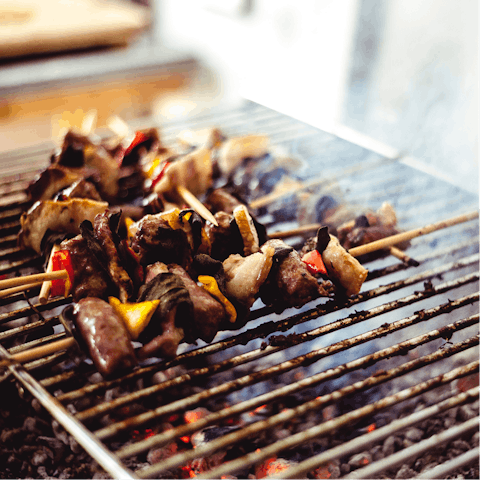 Cook up a storm at the villa's well-equipped barbecue