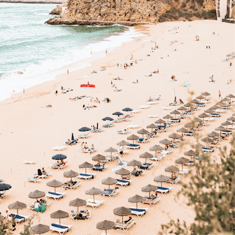 Explore some of the Algarve's best beaches, just 1.5km away