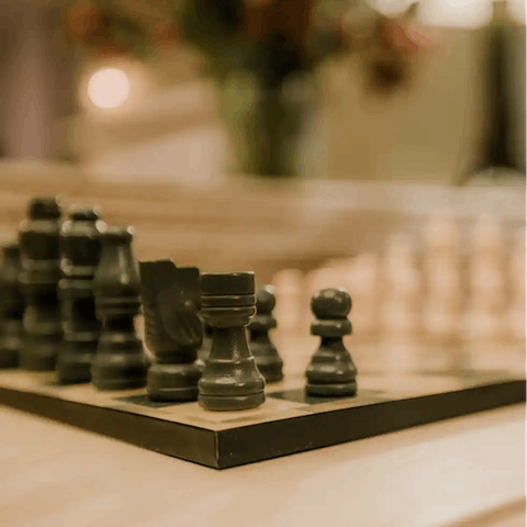 Play a game of chess or a board game in the drawing room