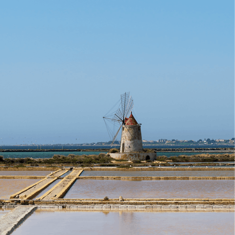 Bumble around the picturesque town of Trapani, just a twenty-one minute drive away