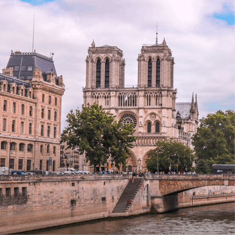 Pay a visit to the famous Notre Dame Cathedral