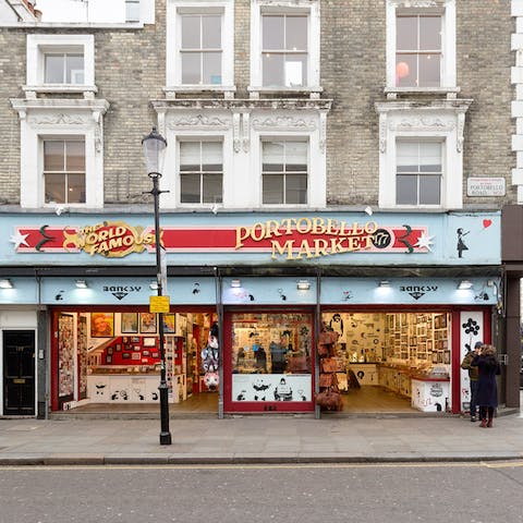 Stroll along to Portobello Road Market