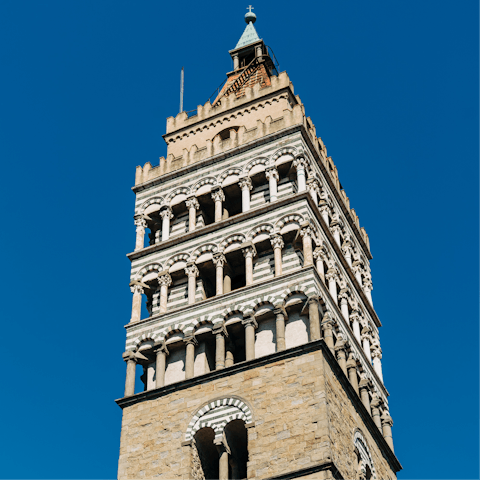 Admire the silver altar of Cathedral of San Zeno in Pistoia – you can drive there in an hour