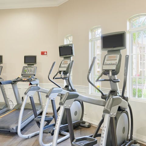 Head to the on-site fitness centre for an invigorating start to your morning