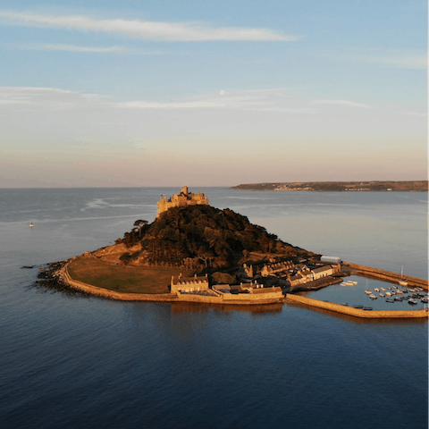 Discover the unique history of St Michael's Mount – just a short drive away