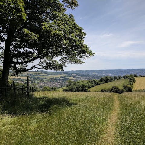 Explore the surrounding Somerset countryside on foot