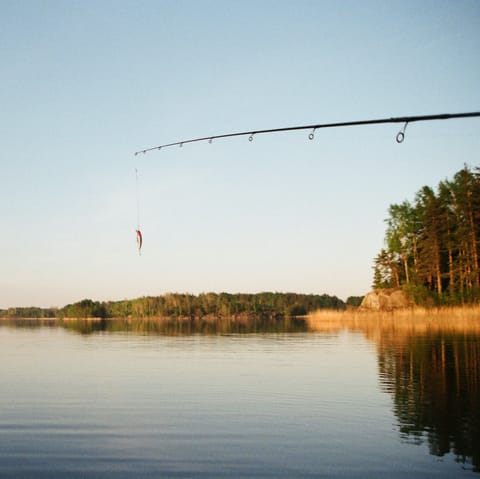 Go fishing on Blagdon Lake – it's five minutes away by car