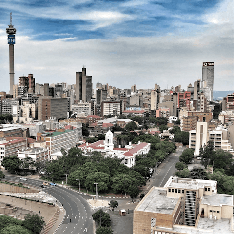 Treat yourself to an inspiring and energising stay in Johannesburg
