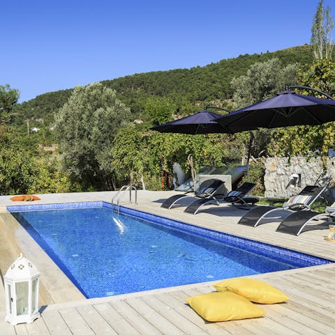 Salt water pool & decking - now which lounger to go for? 