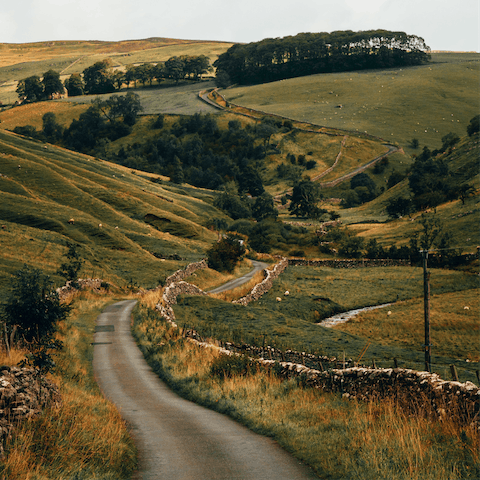 Follow a hiking trail from your house, right into the North York Moors National Park