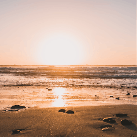 Stroll over to one of the many beaches that line the Sea Point coastline