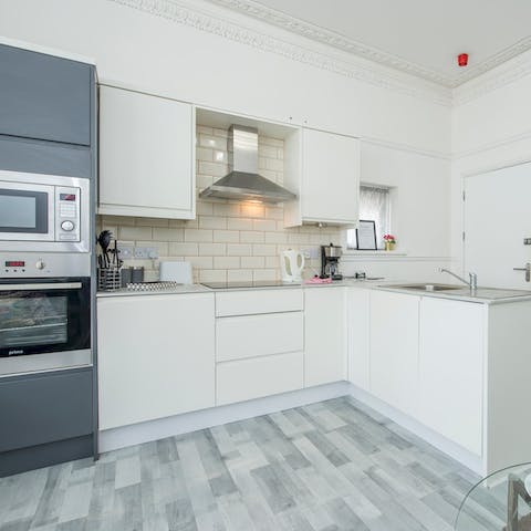 Whip up family favourites in the kitchen