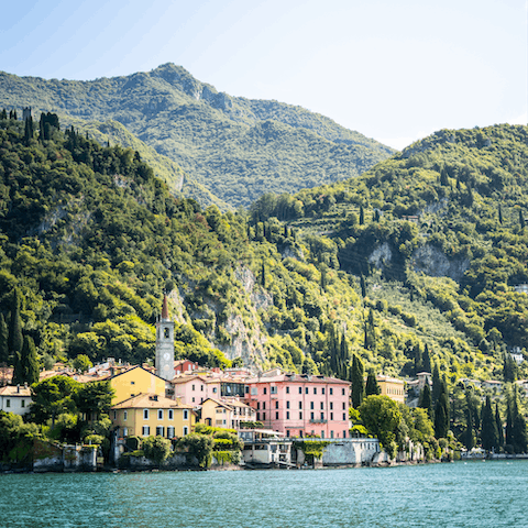 Explore the stunning area of Lake Como, known for its dramatic scenery