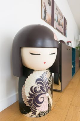The big Japanese doll of the living room
