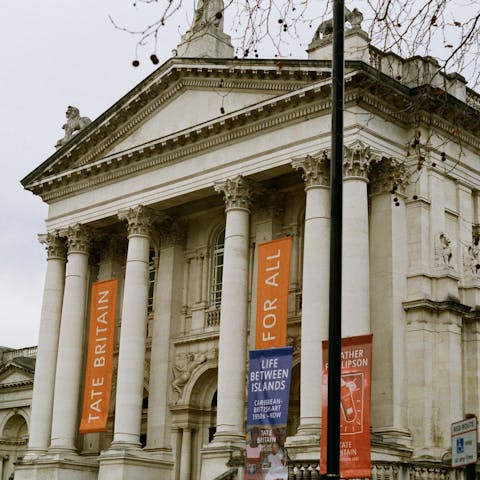 Browse the masterpieces at the Tate Britain, a ten-minute stroll from this home