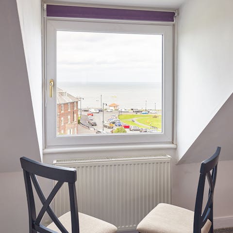 Admire sea views from your home's windows