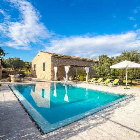 Cool off from the Spanish sun in the inviting pool
