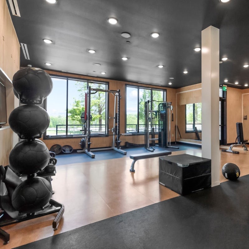 Take advantage of the high-tech gym