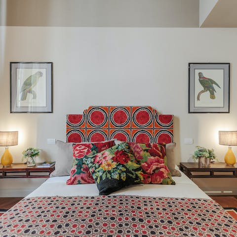 Sleep well in the comfortable and stylish bedrooms
