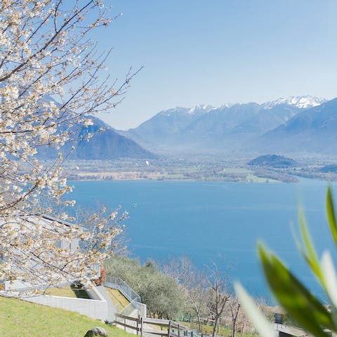 Embrace the idyllic beauty of Lake Como from this home in Vercana