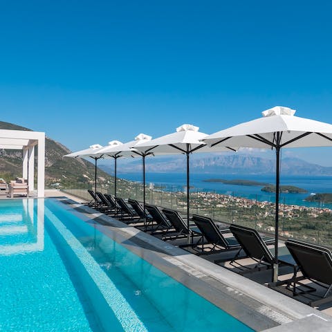Enjoy the height of relaxation whilst lounging by the pool