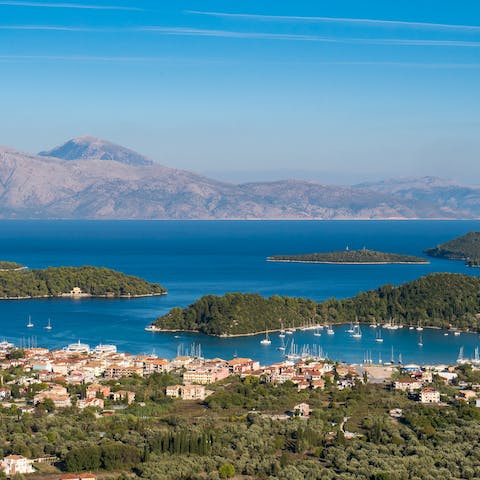 Feel inspired by the natural beauty of Lefkada