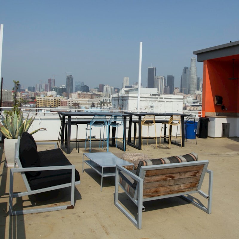 A communal rooftop