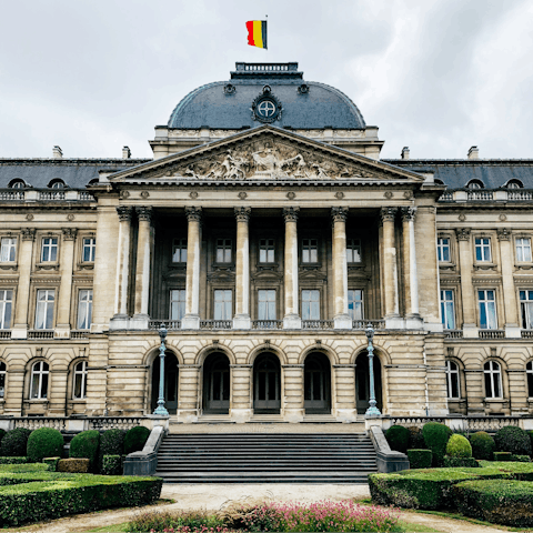 Visit the Royal Palace of Brussels – it's under a fifteen-minute stroll from this home
