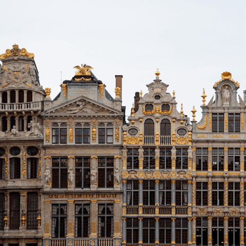 Explore Grand Place, just a three minute walk away